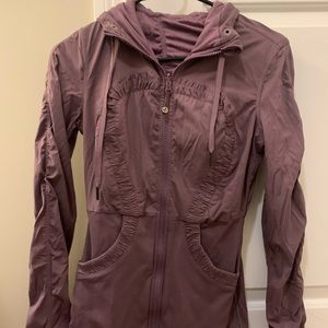 Purple LULULEMON full zip (reversible)